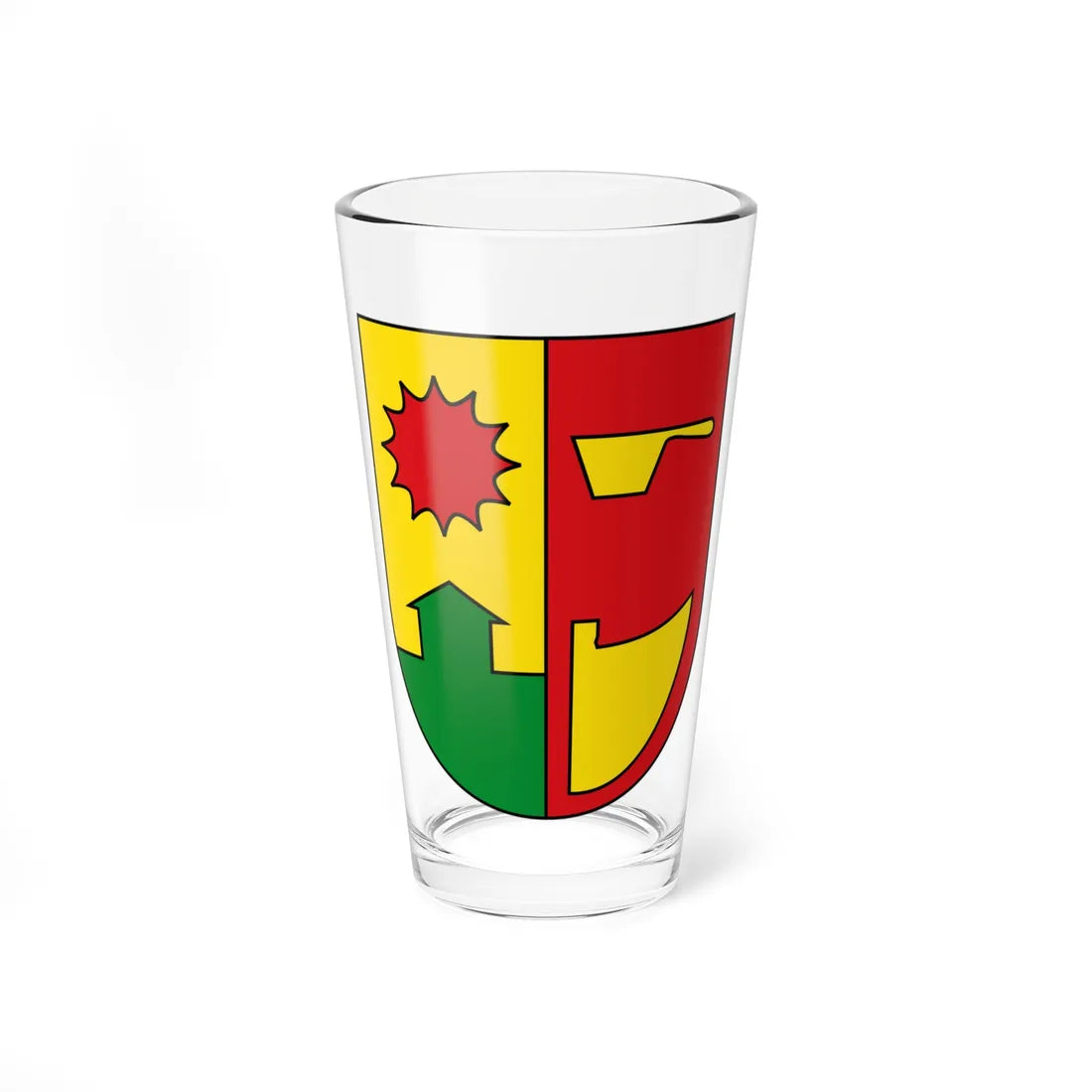 AUT Kemeten COA (Austria) (Coat of Arms) Pint Glass 16oz 16oz - Go Mug Yourself