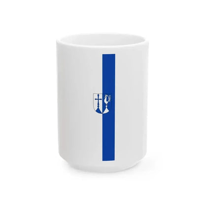 AUT Kirchdorf in Tirol Banner (Austria) White Coffee Mug 15oz - Go Mug Yourself
