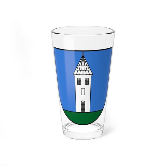 AUT Kittsee COA (Austria) (Coat of Arms) Pint Glass 16oz 16oz - Go Mug Yourself