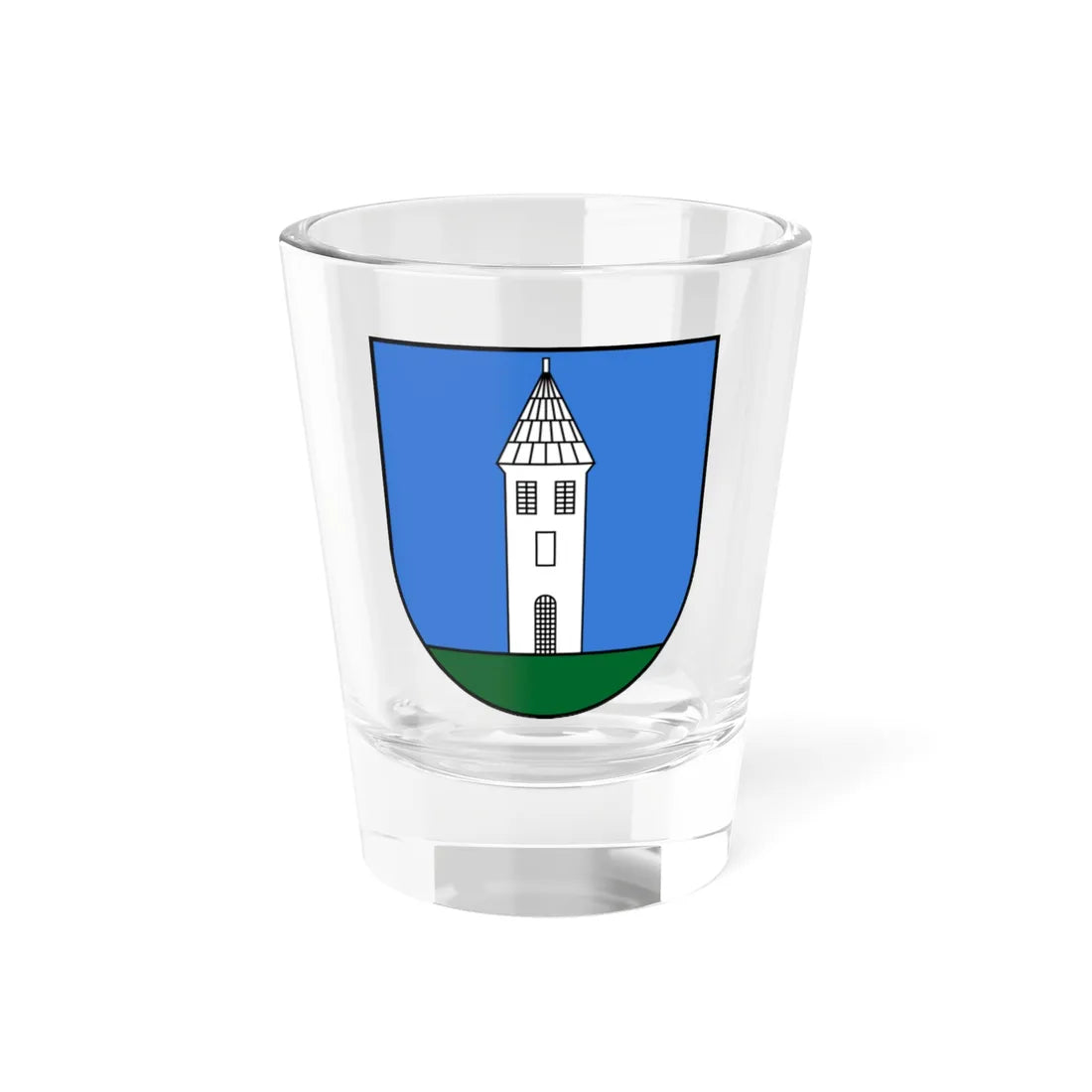AUT Kittsee COA (Austria) (Coat of Arms) Shot Glass 1.5oz 1.5oz - Go Mug Yourself