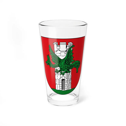 AUT Klagenfurt COA (Austria) (Coat of Arms) Pint Glass 16oz 16oz - Go Mug Yourself