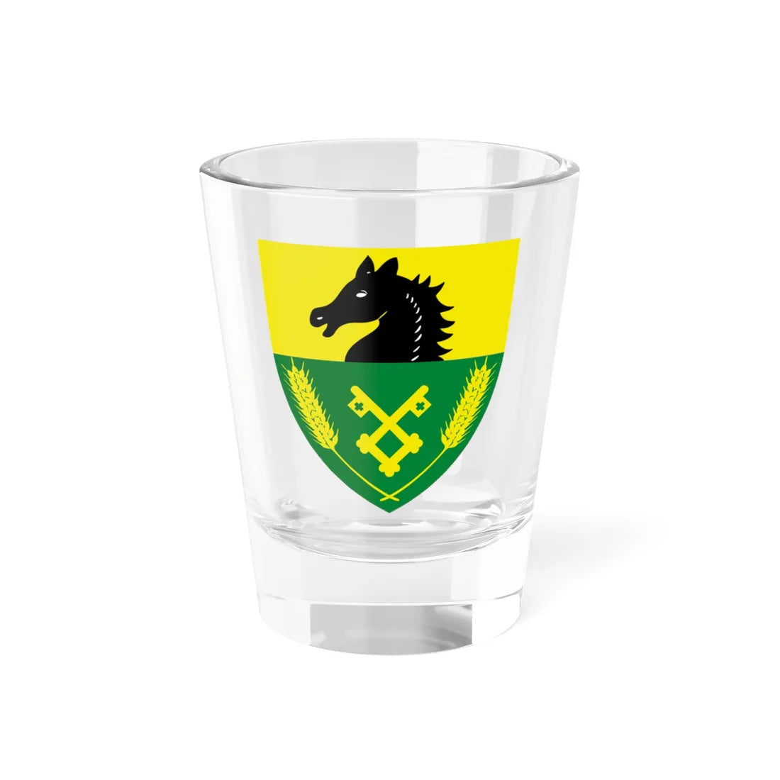 AUT Lassee COA (Austria) (Coat of Arms) Shot Glass 1.5oz 1.5oz - Go Mug Yourself