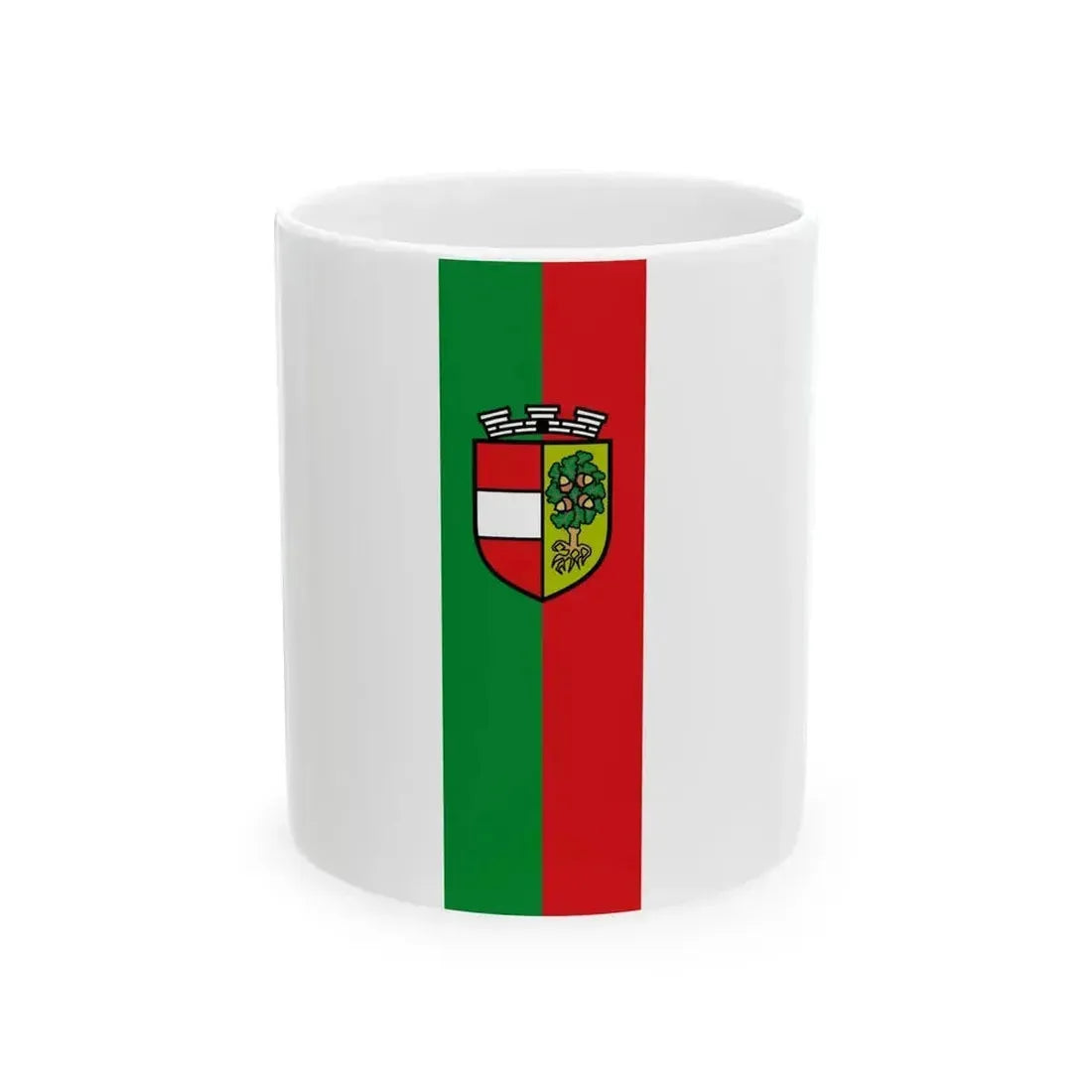 AUT Laxenburg Banner (Austria) White Coffee Mug 11oz - Go Mug Yourself