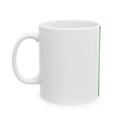 AUT Laxenburg Banner (Austria) White Coffee Mug - Go Mug Yourself
