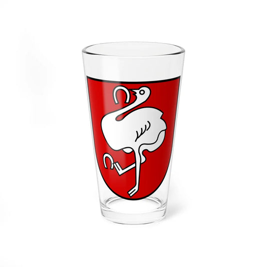 AUT Leoben COA (Austria) (Coat of Arms) Pint Glass 16oz 16oz - Go Mug Yourself