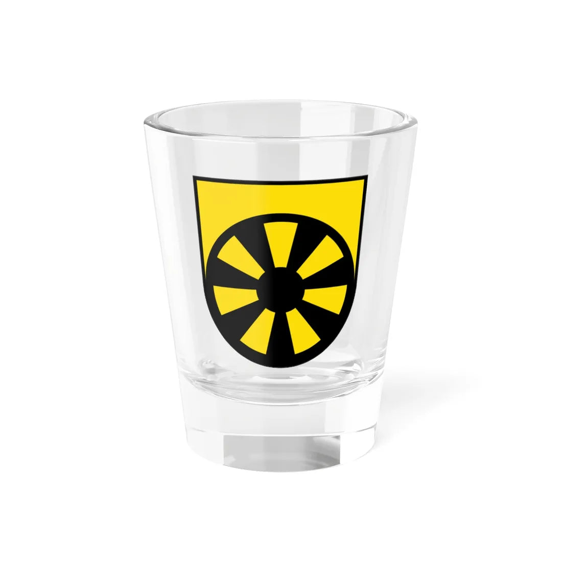 AUT Lermoos COA (Austria) (Coat of Arms) Shot Glass 1.5oz 1.5oz - Go Mug Yourself