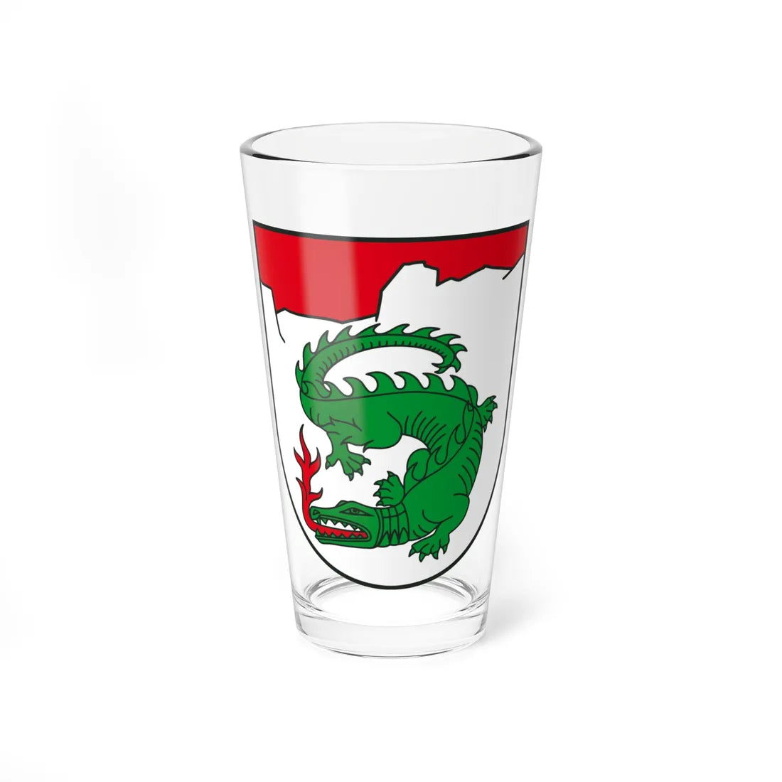AUT Liezen COA (Austria) (Coat of Arms) Pint Glass 16oz 16oz - Go Mug Yourself
