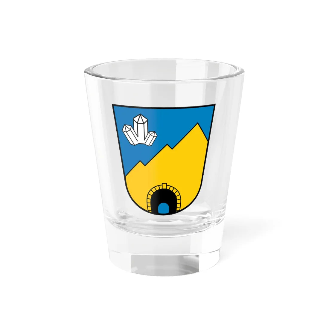 AUT Mallnitz COA (Austria) (Coat of Arms) Shot Glass 1.5oz 1.5oz - Go Mug Yourself
