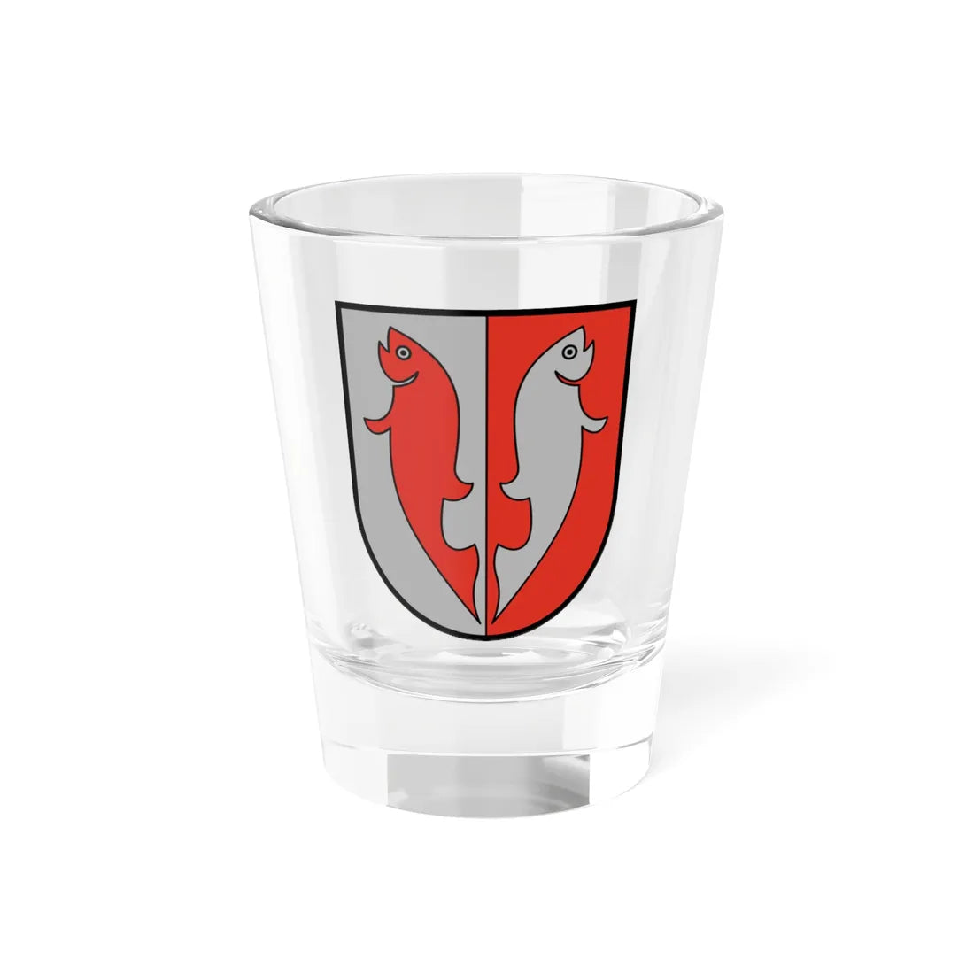 AUT Nauders COA (Austria) (Coat of Arms) Shot Glass 1.5oz 1.5oz - Go Mug Yourself