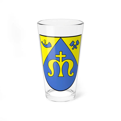 AUT Neuberg an der Mürz COA (Austria) (Coat of Arms) Pint Glass 16oz 16oz - Go Mug Yourself