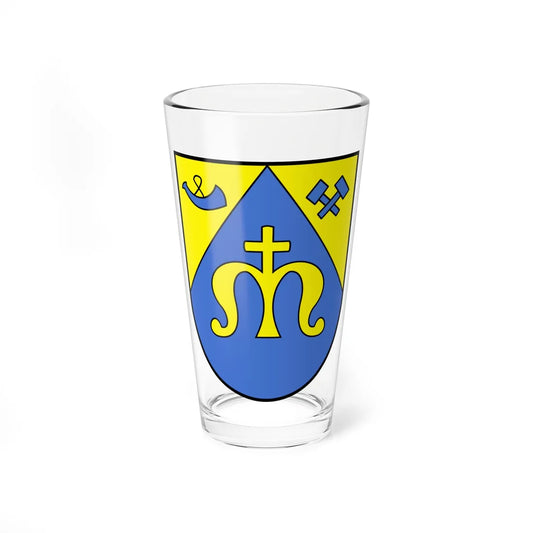 AUT Neuberg an der Mürz COA (Austria) (Coat of Arms) Pint Glass 16oz 16oz - Go Mug Yourself