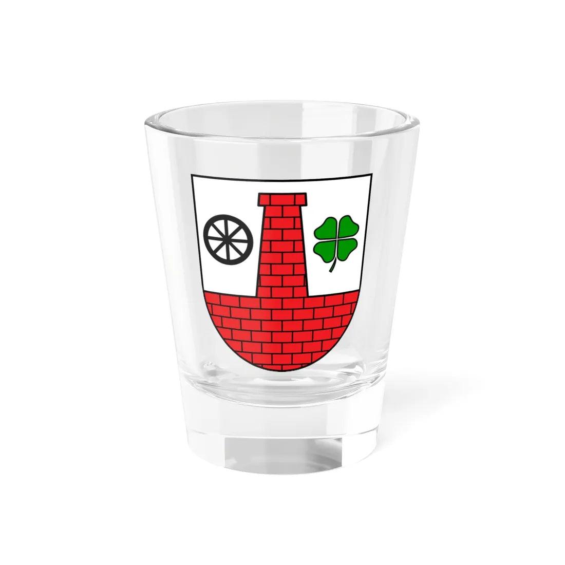 AUT Neutal COA (Austria) (Coat of Arms) Shot Glass 1.5oz 1.5oz - Go Mug Yourself