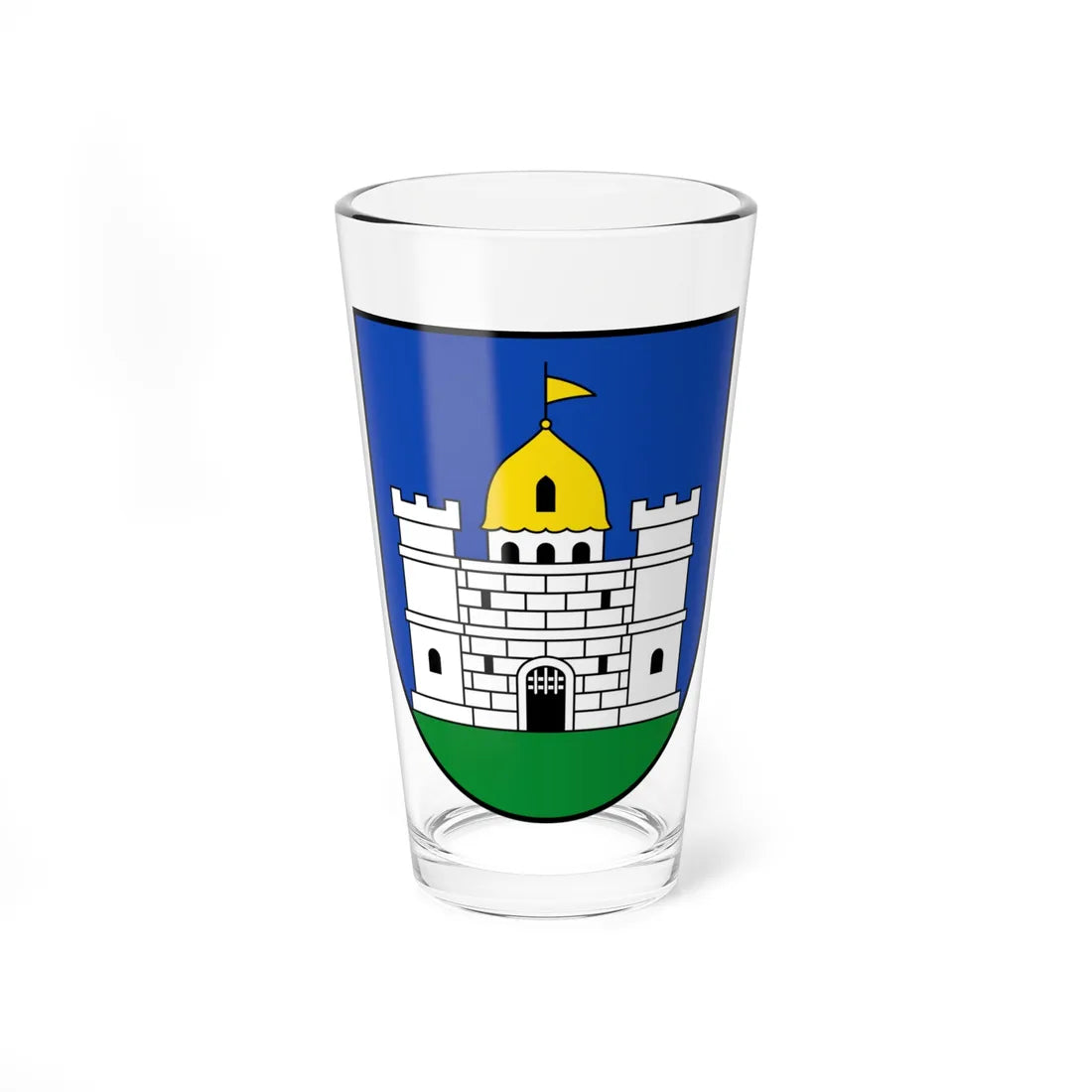 AUT Obdach COA 2016 (Austria) (Coat of Arms) Pint Glass 16oz 16oz - Go Mug Yourself