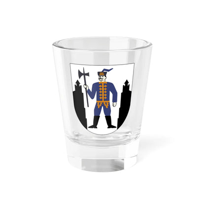 AUT Oberwart COA (Austria) (Coat of Arms) Shot Glass 1.5oz 1.5oz - Go Mug Yourself