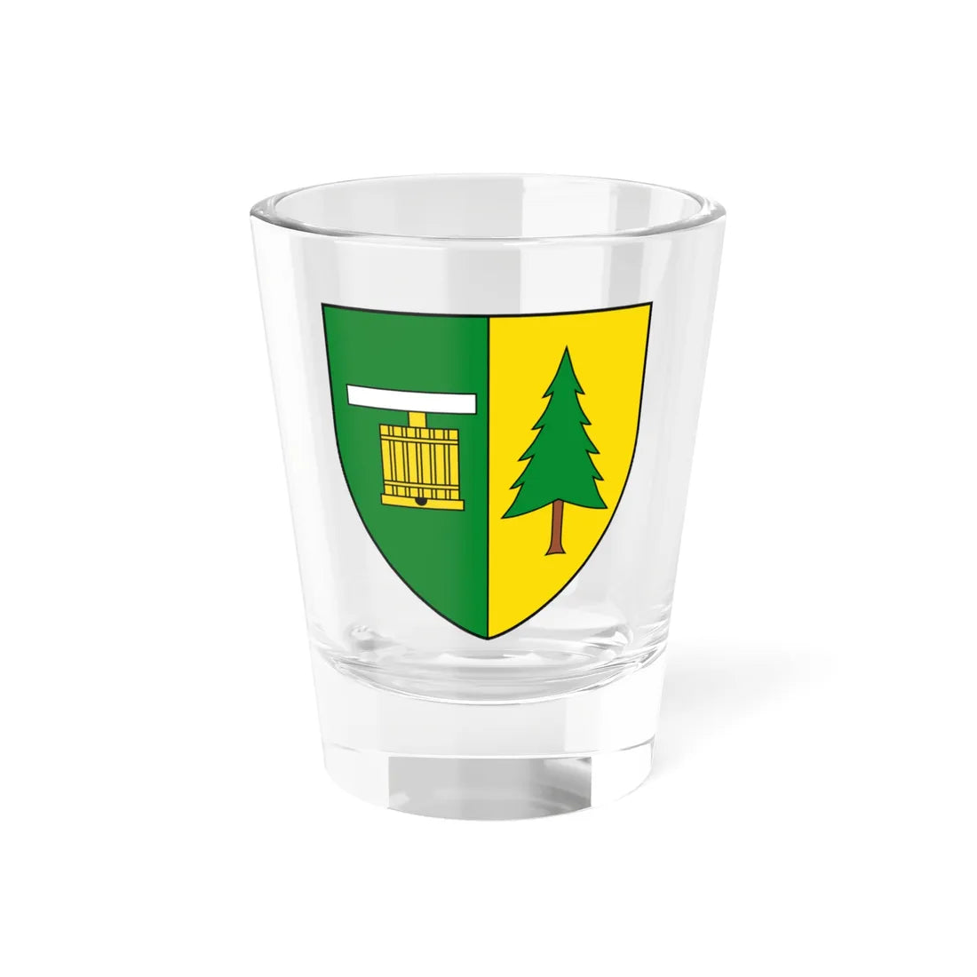 AUT Pressbaum COA (Austria) (Coat of Arms) Shot Glass 1.5oz 1.5oz - Go Mug Yourself