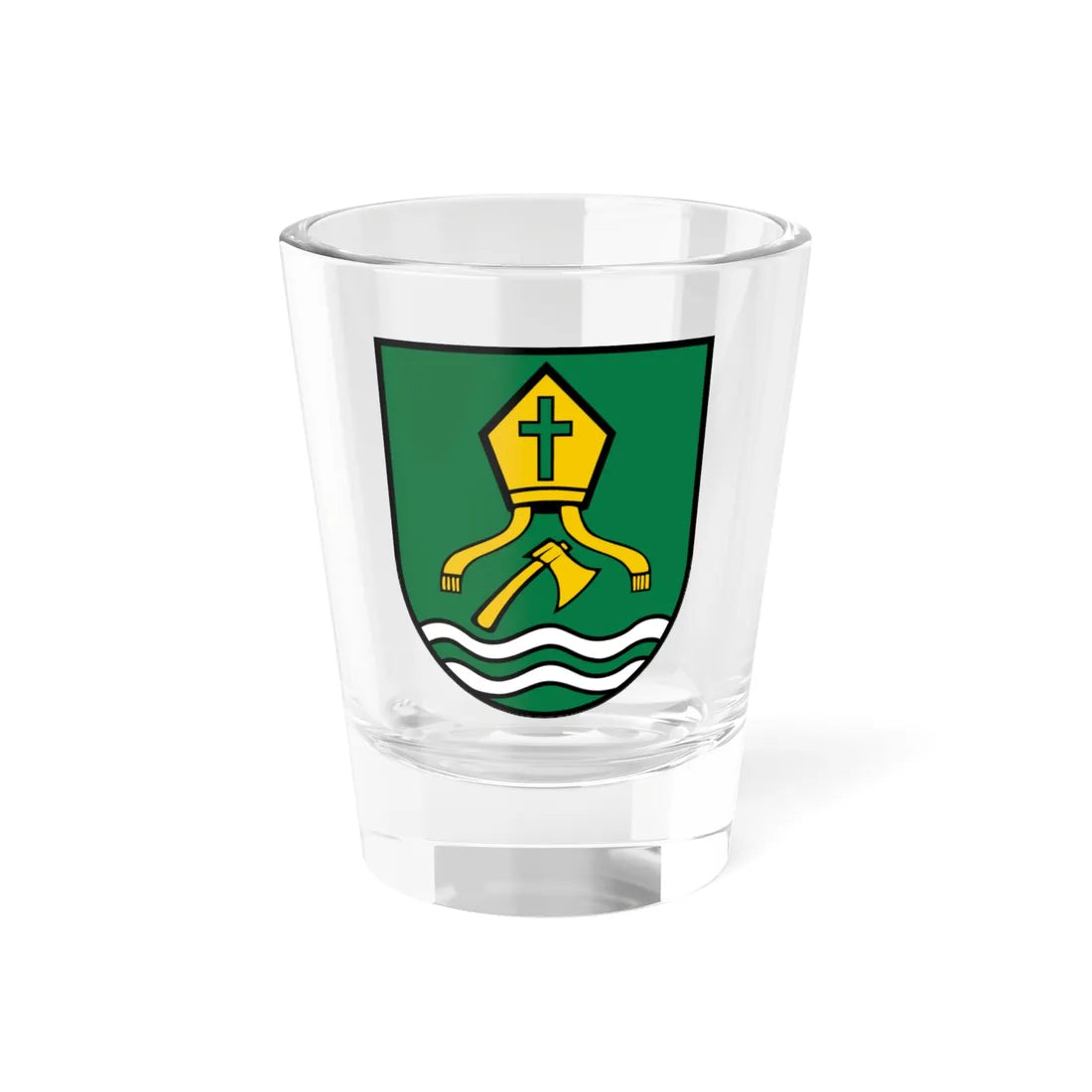 AUT Pupping COA (Austria) (Coat of Arms) Shot Glass 1.5oz 1.5oz - Go Mug Yourself
