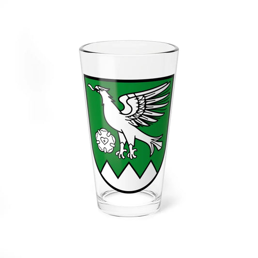 AUT Ramsau am Dachstein COA (Austria) (Coat of Arms) Pint Glass 16oz 16oz - Go Mug Yourself