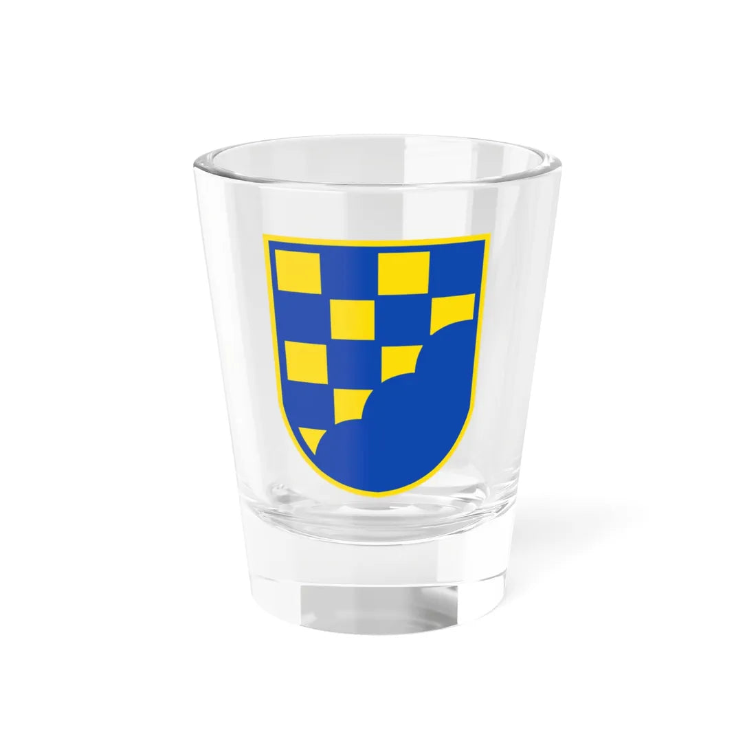 AUT Spielberg COA (Austria) (Coat of Arms) Shot Glass 1.5oz 1.5oz - Go Mug Yourself