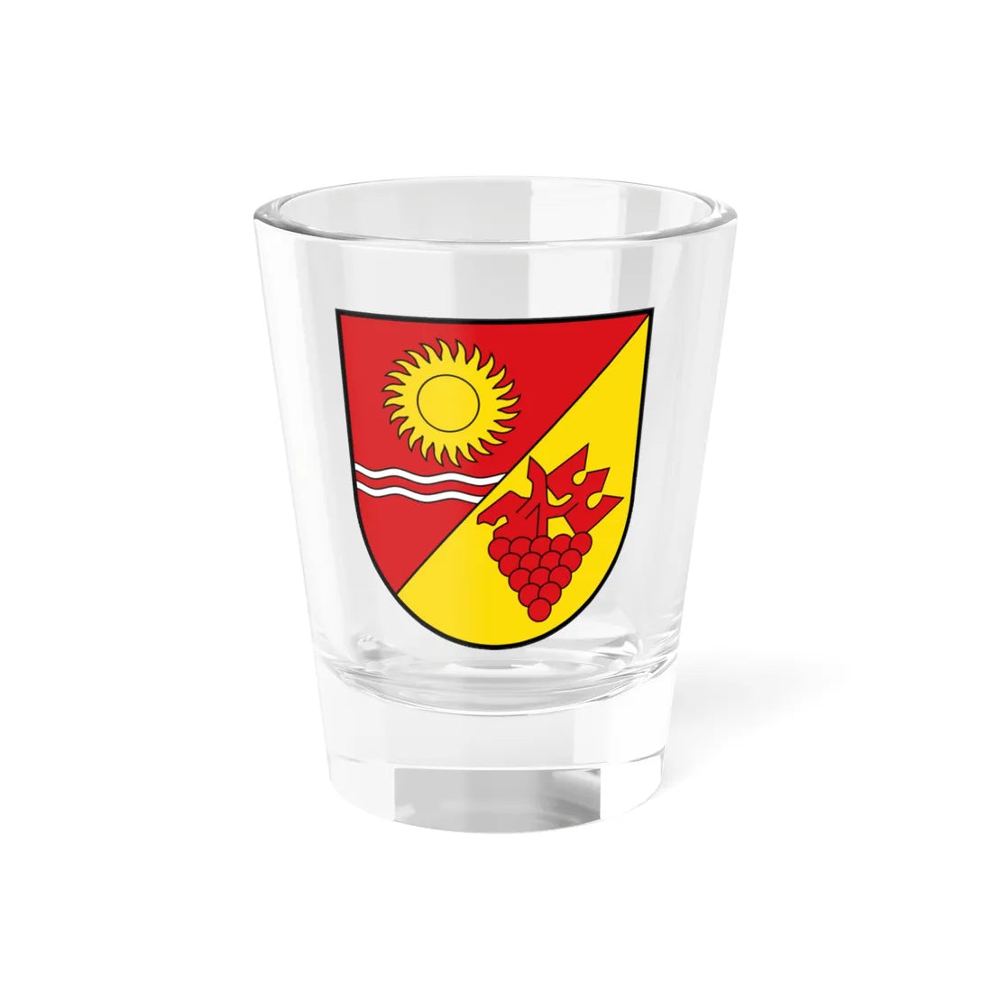 AUT Steinbrunn COA (Austria) (Coat of Arms) Shot Glass 1.5oz 1.5oz - Go Mug Yourself