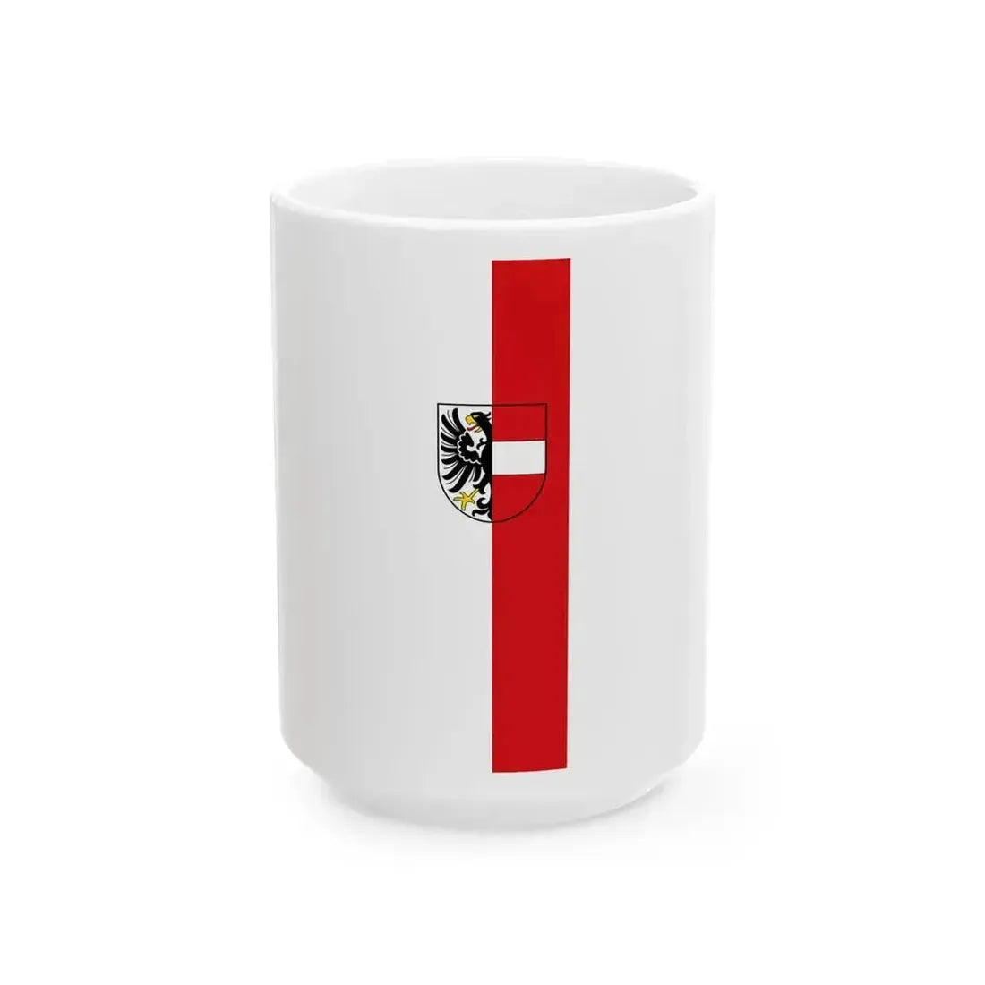 AUT Telfs Banner (Austria) White Coffee Mug 15oz - Go Mug Yourself