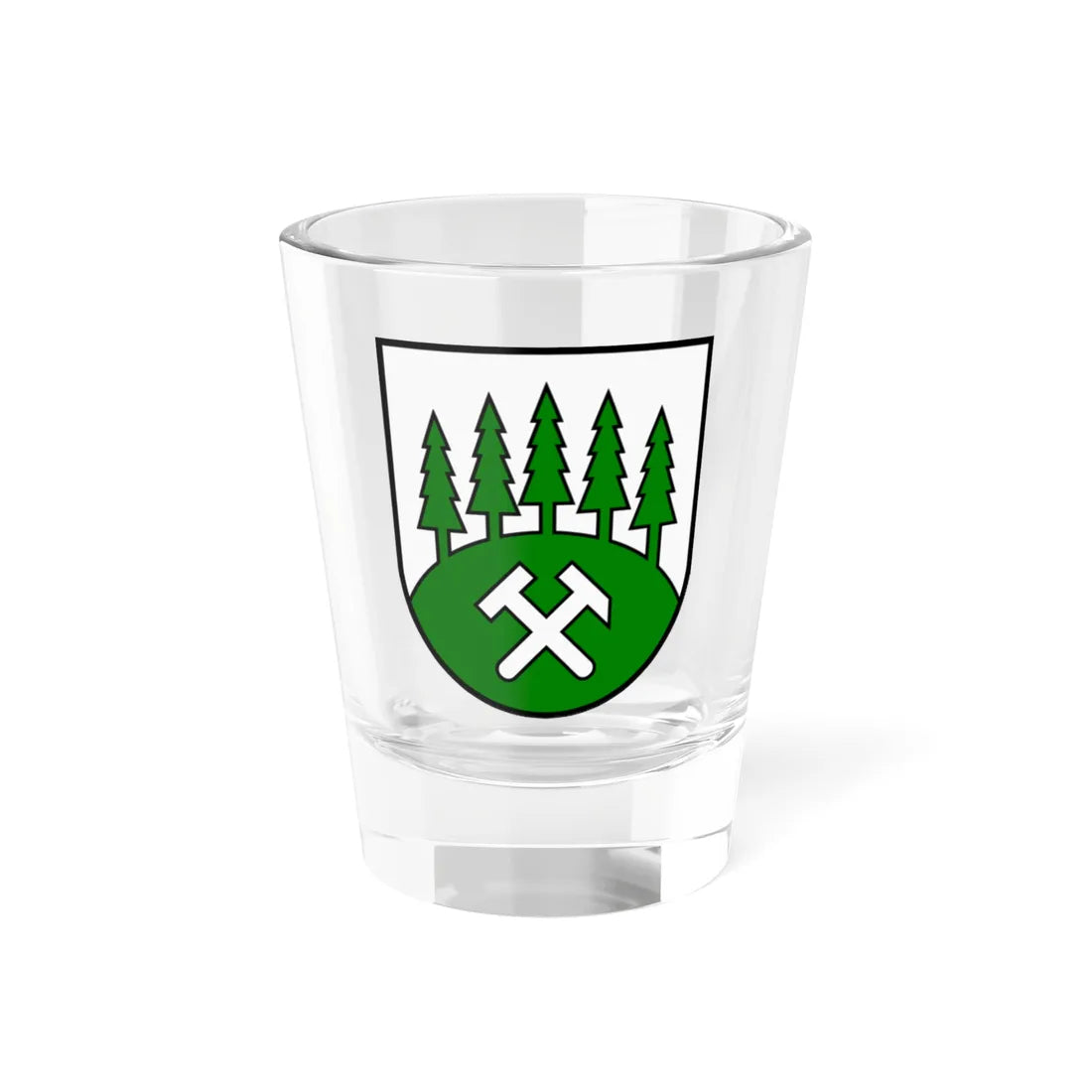 AUT Unterkohlstätten COA (Austria) (Coat of Arms) Shot Glass 1.5oz 1.5oz - Go Mug Yourself