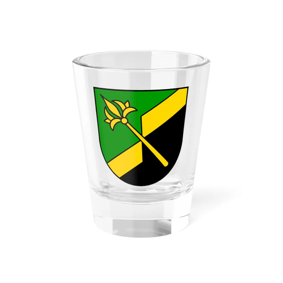 AUT Unterlamm COA (Austria) (Coat of Arms) Shot Glass 1.5oz 1.5oz - Go Mug Yourself