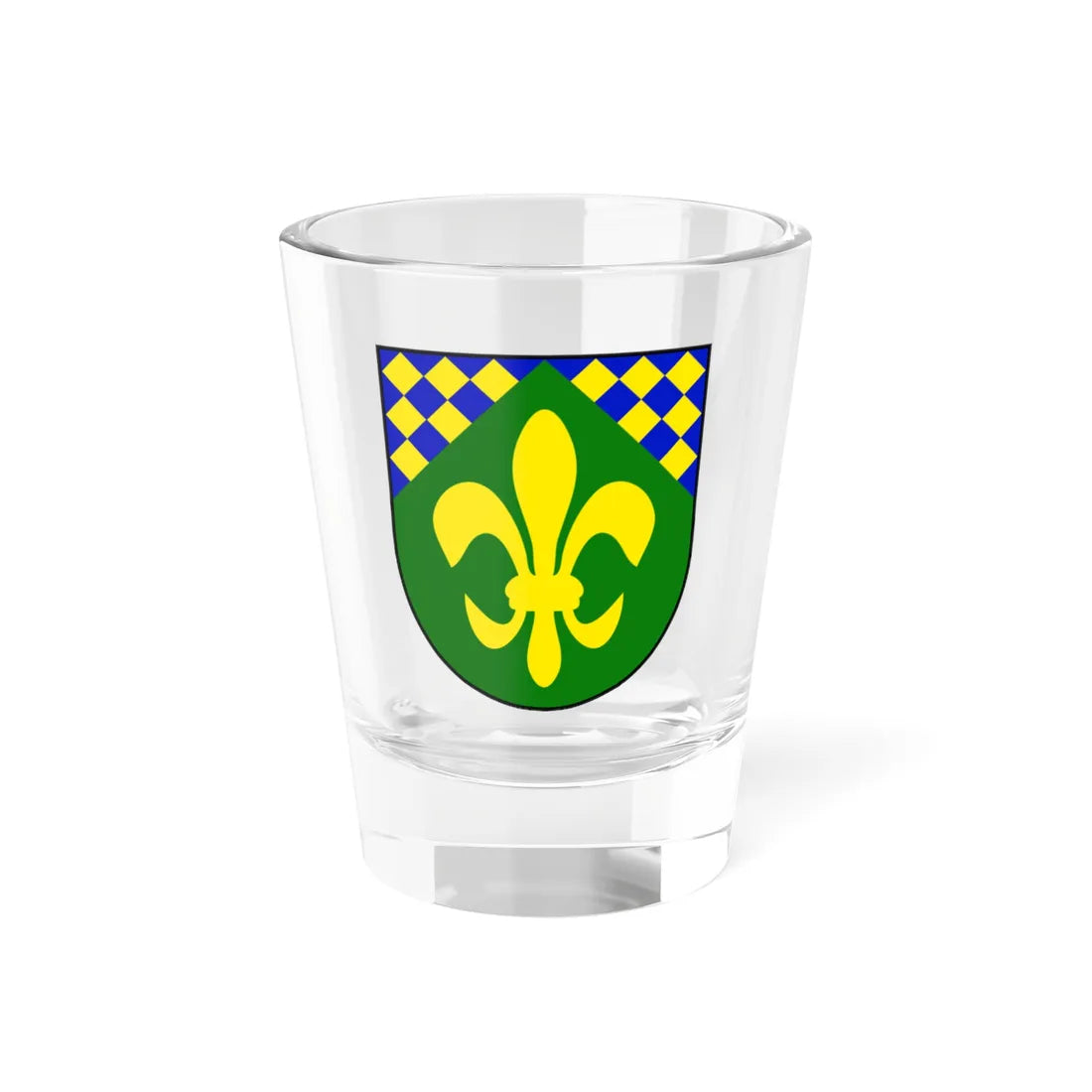 AUT Viehdorf COA (Austria) (Coat of Arms) Shot Glass 1.5oz 1.5oz - Go Mug Yourself