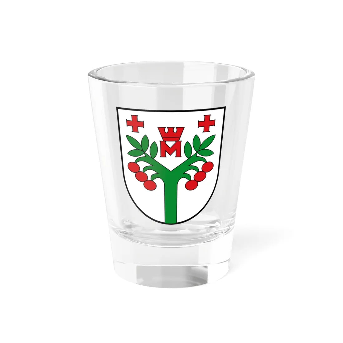 AUT Weichselbaum COA (Austria) (Coat of Arms) Shot Glass 1.5oz 1.5oz - Go Mug Yourself