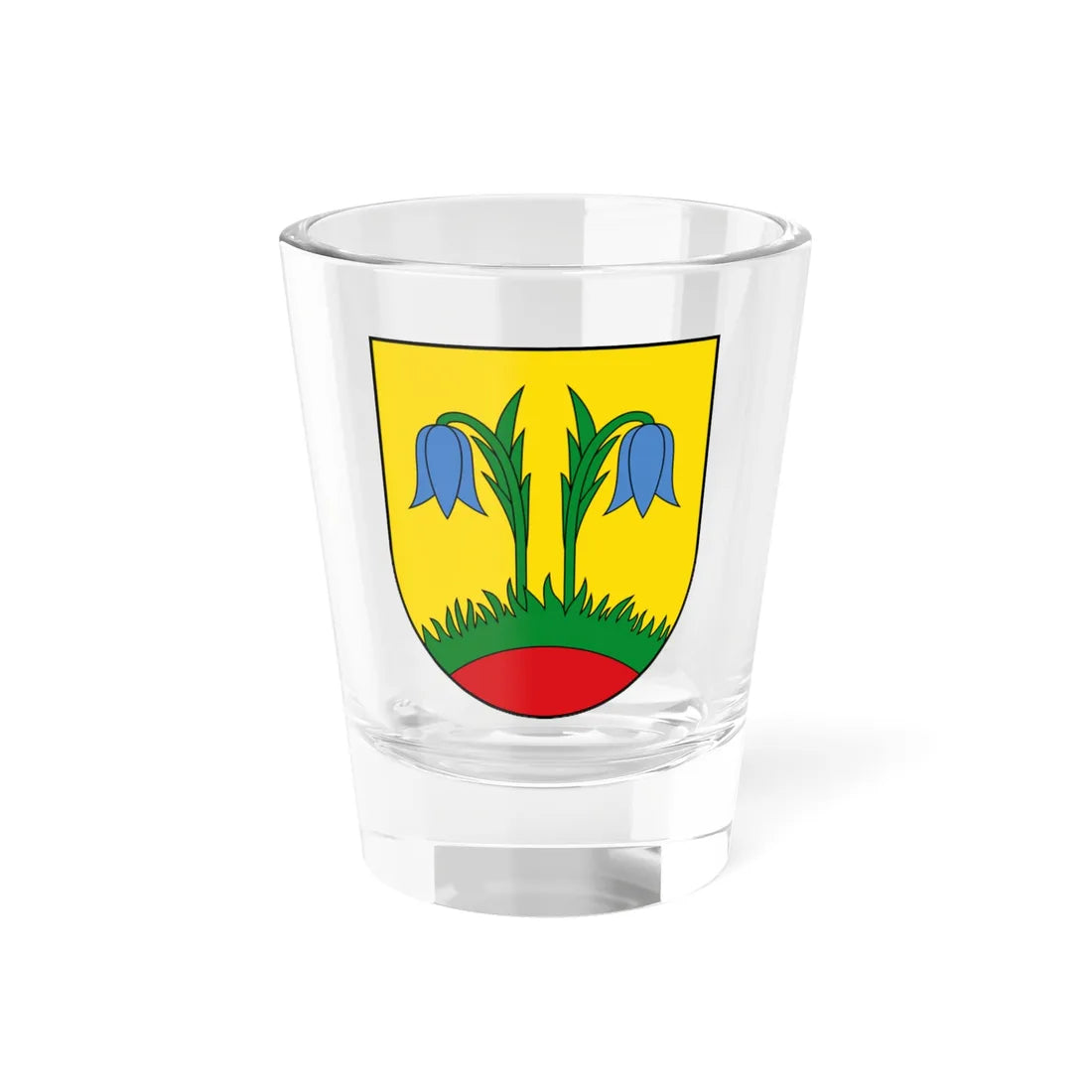 AUT Weppersdorf COA (Austria) (Coat of Arms) Shot Glass 1.5oz 1.5oz - Go Mug Yourself