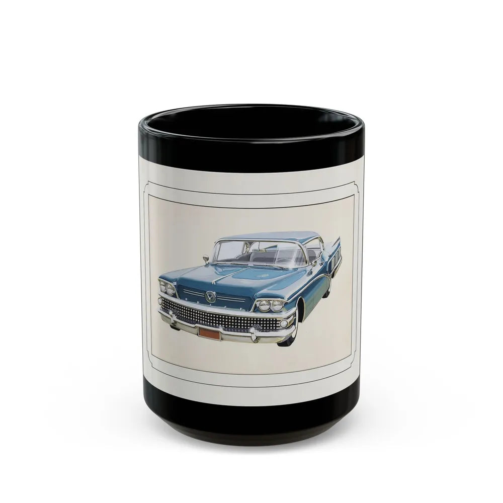 Automobile illustration 1 - Black Coffee Mug-15oz-Go Mug Yourself