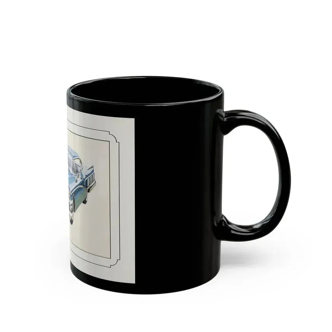 Automobile illustration 1 - Black Coffee Mug - Go Mug Yourself