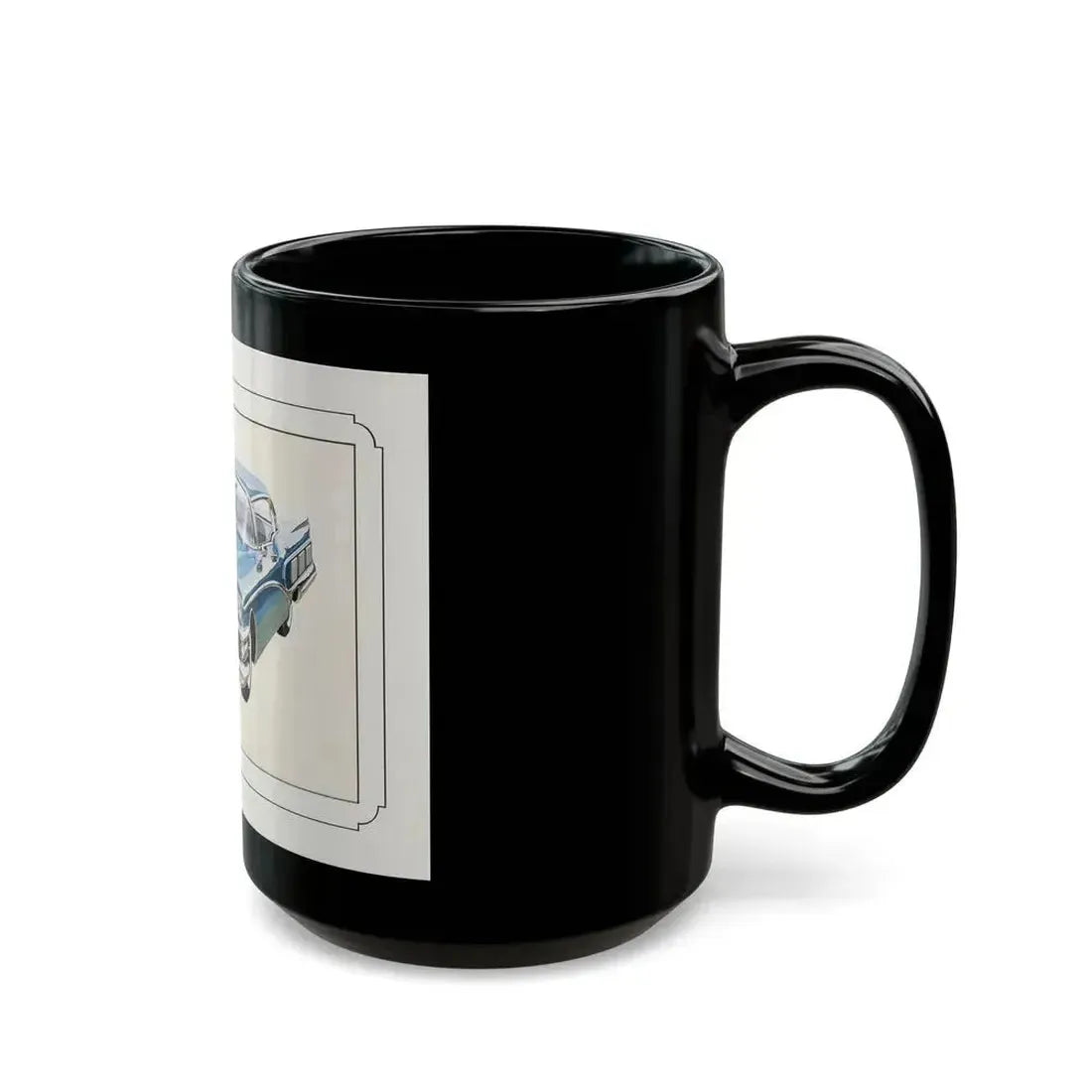 Automobile illustration 1 - Black Coffee Mug - Go Mug Yourself