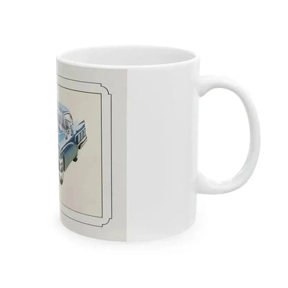 Automobile illustration 1 - White Coffee Mug - Go Mug Yourself