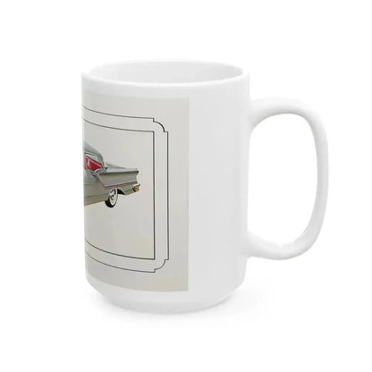 Automobile illustration 2 - White Coffee Mug - Go Mug Yourself