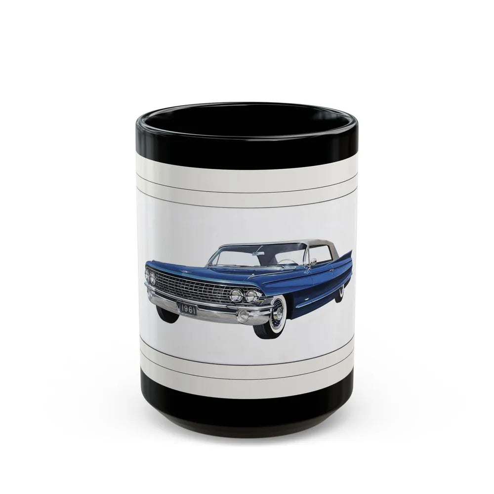 Automobile illustration 3 - Black Coffee Mug-15oz-Go Mug Yourself