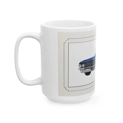 Automobile illustration 3 - White Coffee Mug - Go Mug Yourself