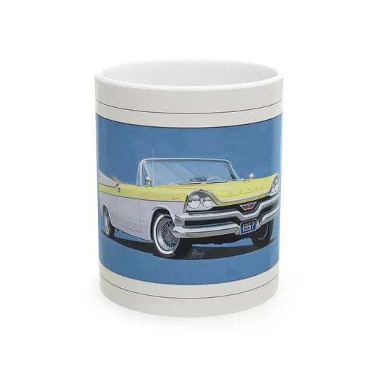 Automobile illustration 4 - White Coffee Mug 11oz - Go Mug Yourself