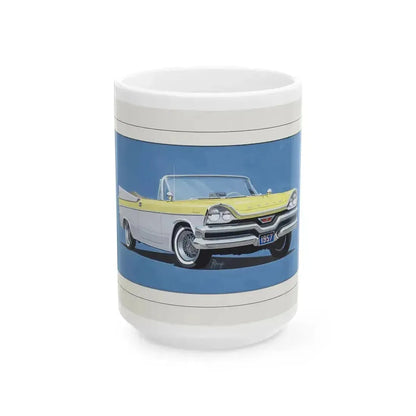 Automobile illustration 4 - White Coffee Mug 15oz - Go Mug Yourself