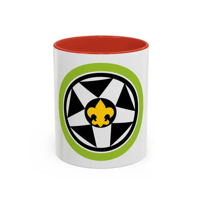 Automotive Maintenance (Boy Scout Merit Badge) Accent Coffee Mug 11oz Red - Go Mug Yourself