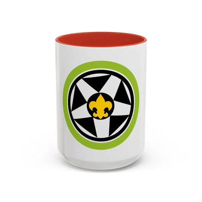 Automotive Maintenance (Boy Scout Merit Badge) Accent Coffee Mug 15oz Red - Go Mug Yourself