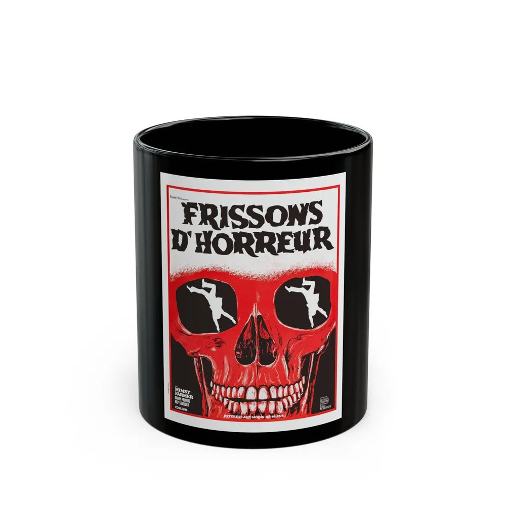 AUTOPSY (FRENCH) 1975 Movie Poster - Black Coffee Mug-11oz-Go Mug Yourself