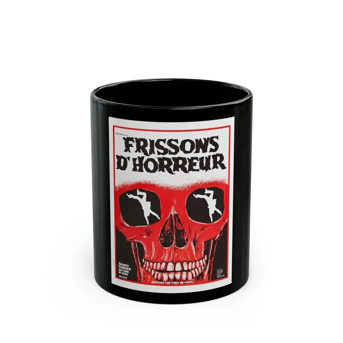 AUTOPSY (FRENCH) 1975 Movie Poster - Black Coffee Mug 11oz - Go Mug Yourself