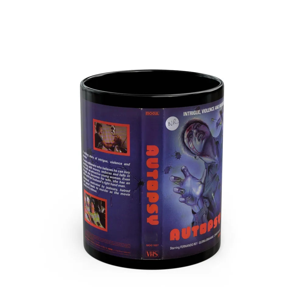 AUTOPSY HORROR (VHS COVER) - Black Coffee Mug-11oz-Go Mug Yourself