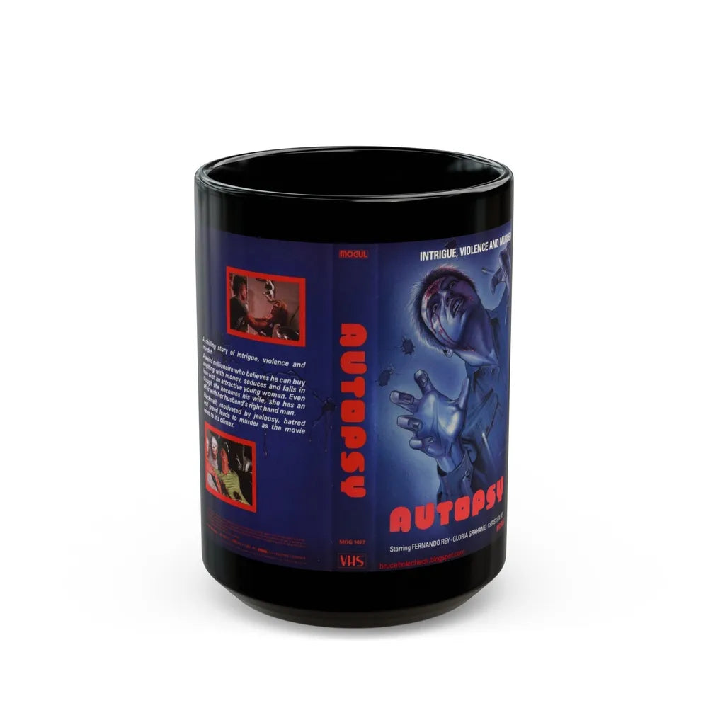 AUTOPSY MOGUL (VHS COVER) - Black Coffee Mug-15oz-Go Mug Yourself