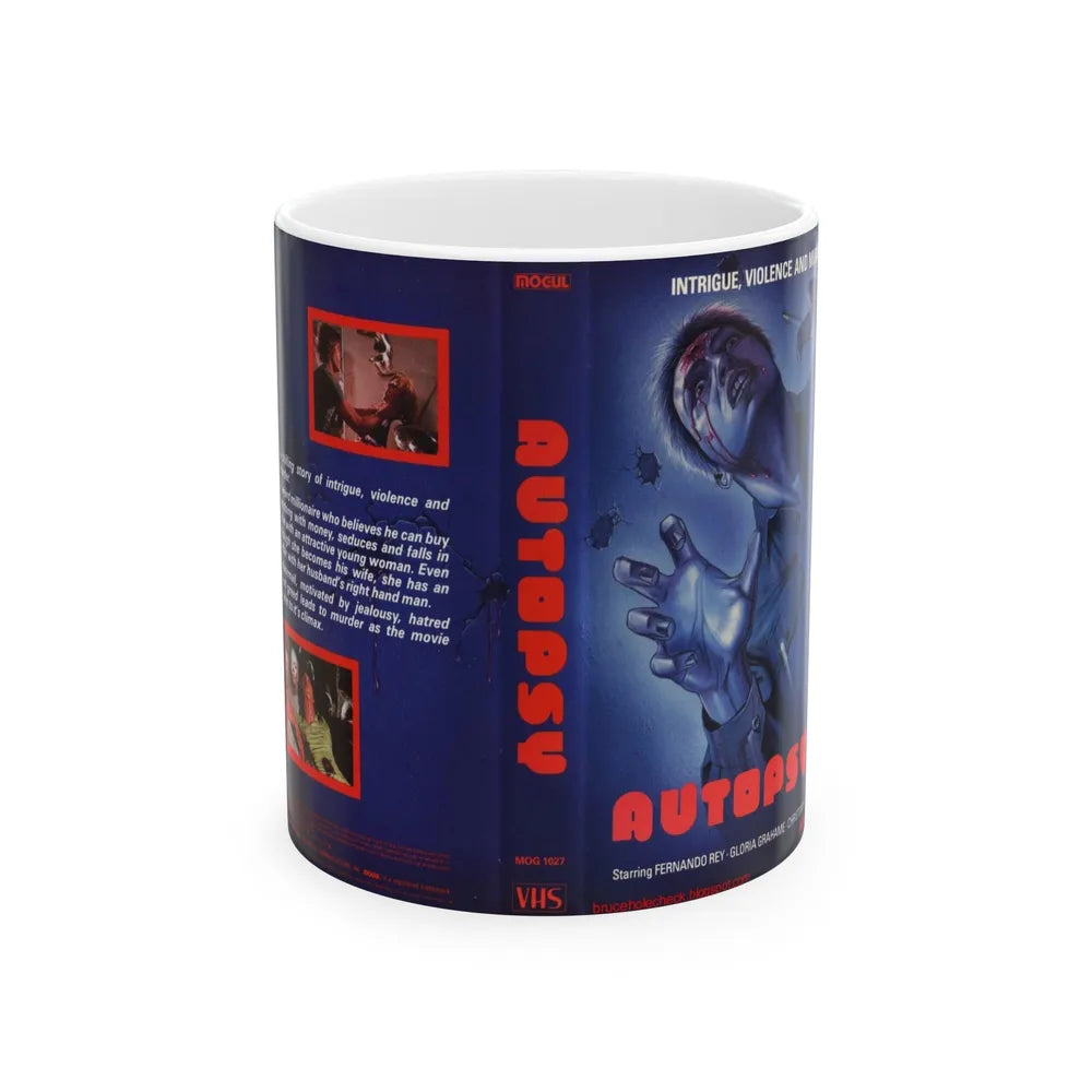 AUTOPSY MOGUL (VHS COVER) - White Coffee Mug-11oz-Go Mug Yourself