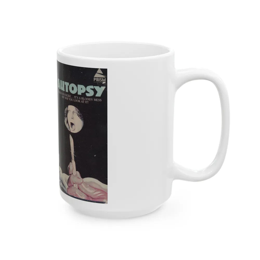 AUTOPSY (VHS COVER) - White Coffee Mug-Go Mug Yourself