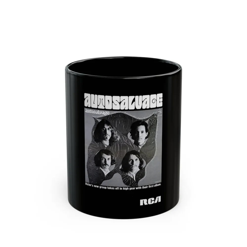 Autosalvage 1968 (Music Poster) Black Coffee Mug-11oz-Go Mug Yourself