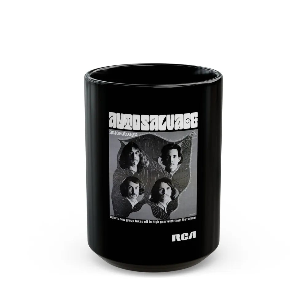 Autosalvage 1968 (Music Poster) Black Coffee Mug-15oz-Go Mug Yourself