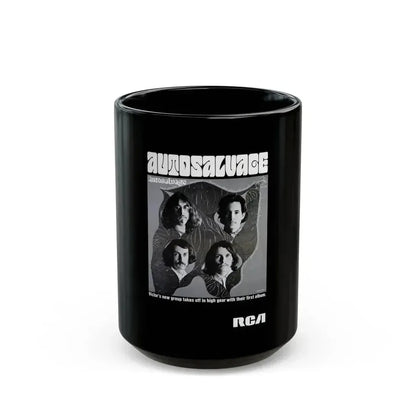 Autosalvage 1968 (Music Poster) Black Coffee Mug 15oz - Go Mug Yourself