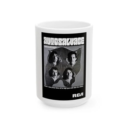 Autosalvage 1968 (Music Poster) White Coffee Mug-15oz-Go Mug Yourself